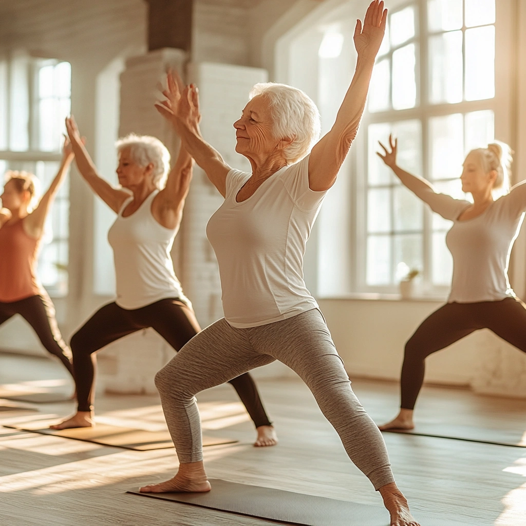 М'яка йога для пенсіонерів