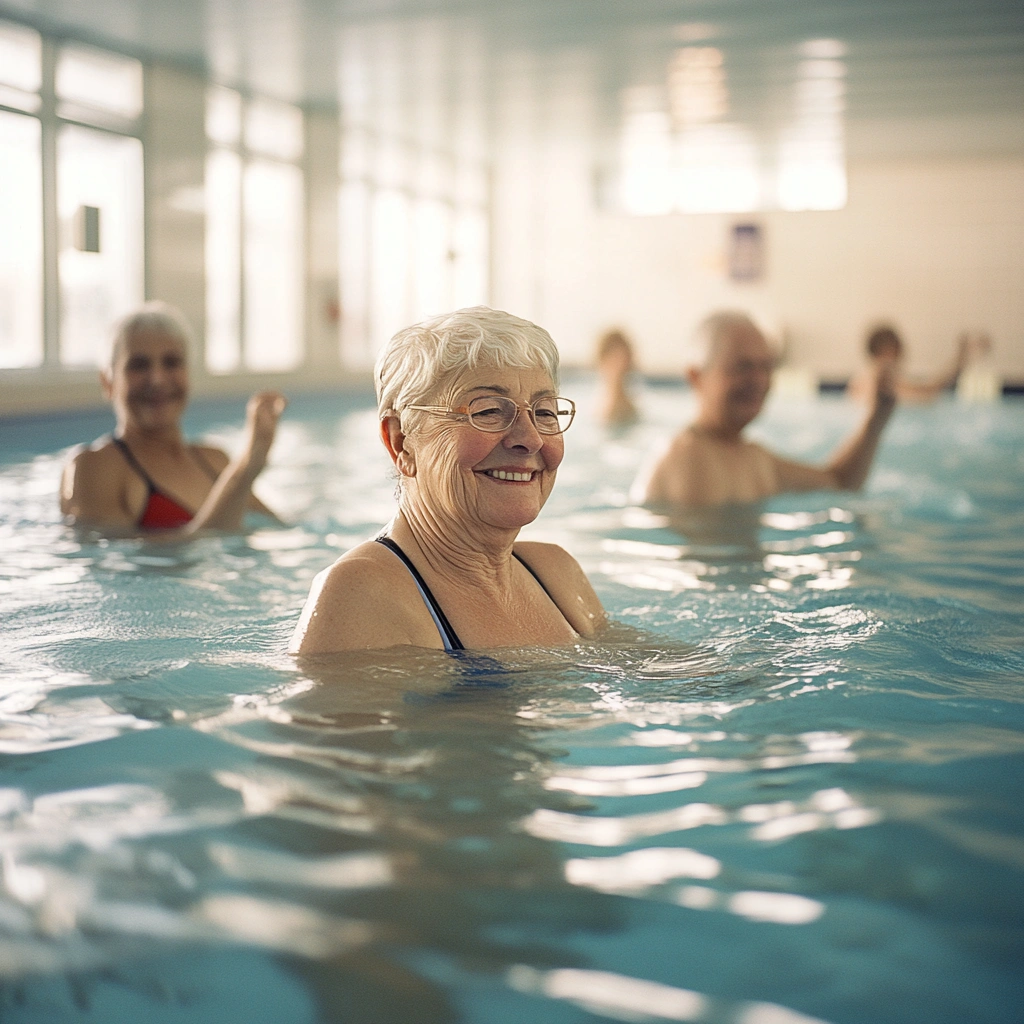 Водна аеробіка для пенсіонерів